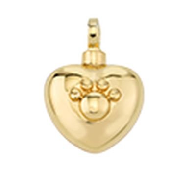 jewellery gold paw heart