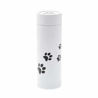 paw print scattering tube