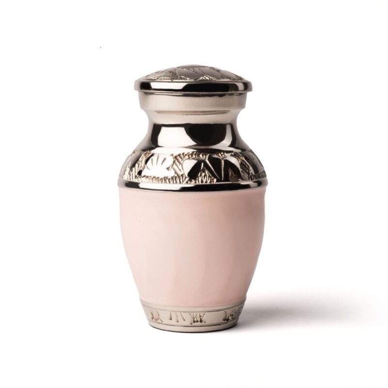 Enamel Pink M8 Pocket Pet Mini Urn